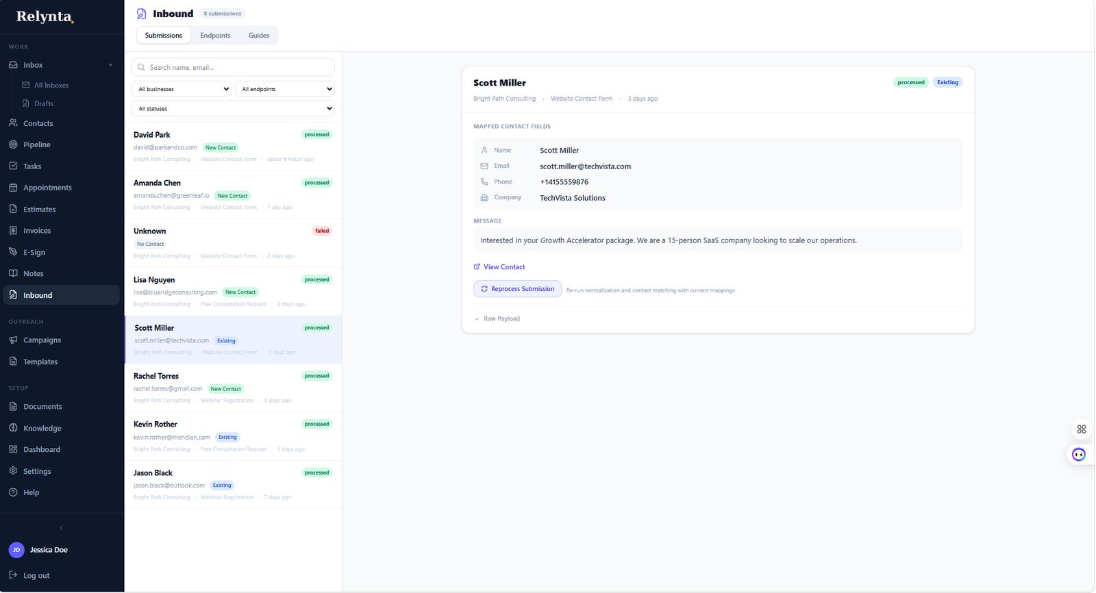 Inbound Forms